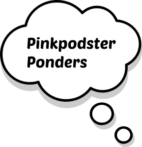 Pinkpodster Ponders in thought bubble